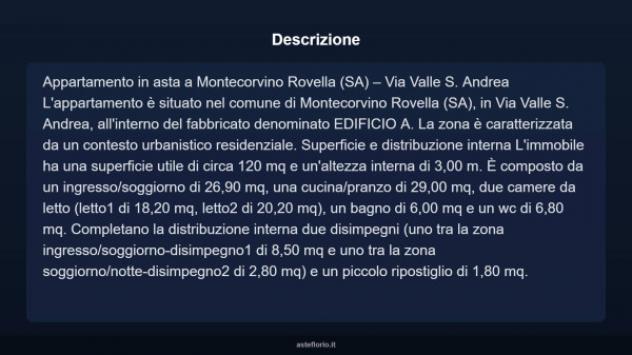 Immobile in asta di 120 m² con più di 5 locali in vendita a Montecorvino Rovella - Foto 3