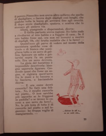 PINOCCHIO, COLLODI, I PRIMI GRANDI LIBRI SALANI EDITORE 1971. - Foto 3