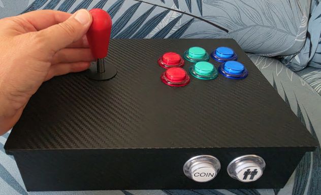 Console arcade artigianale PC HP retro game nuova