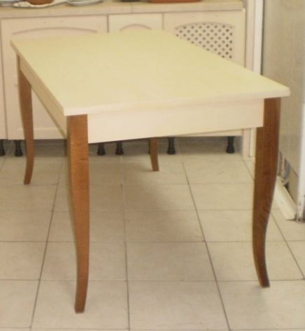 TAVOLO RETTANGOLAB. ALLUNG. 80X140 + 42 COD. 20123 - Foto 9