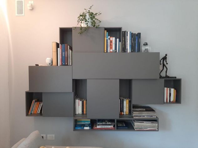 Libreria sospesa per cameretta ragazzo o soggiorno - Foto 7