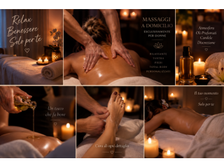 Massaggi - benessere Milano - MASSAGGI A DOMICILIO PER DONNE – RELAX, BENESSERE E DISCREZIONE