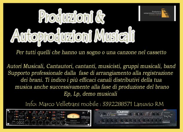 Produzioni & Autoproduzioni Musicali