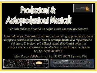 Produzioni & Autoproduzioni Musicali