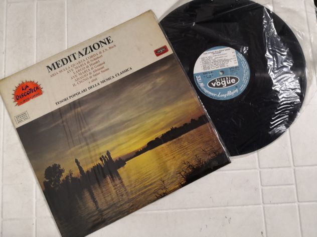 Disco Vinile Lp 33 giri "MEDITAZIONE - Tesori popolari della musica classica"