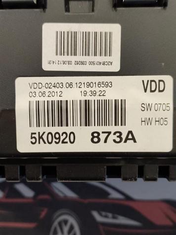 QUADRO STRUMENTI VOLKSWAGEN Golf 6 Berlina 5K0920873A CAY (0812) - Foto 5