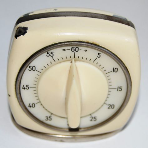 timer meccanico in metallo vintage - Foto 5