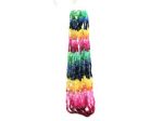 Collana multicolor di Zaffiri, Rubini, Smeraldi, Tanzaniti, Citrini