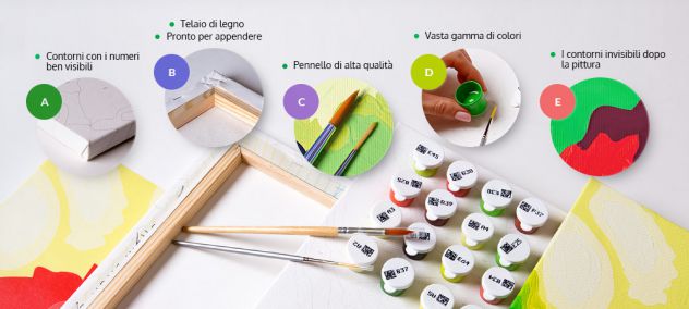 Quadro Fai Da Te Per Bambini N. 10 Arredalacasa Spedizione Gratis - Foto 6