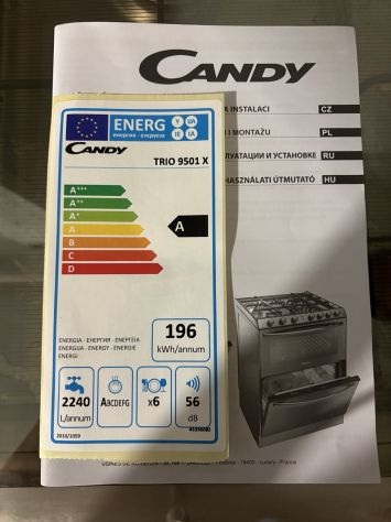 Vendo Candy TRIO 9501 X Cucina 3 in 1 con forno e lavastoviglie - Foto 9