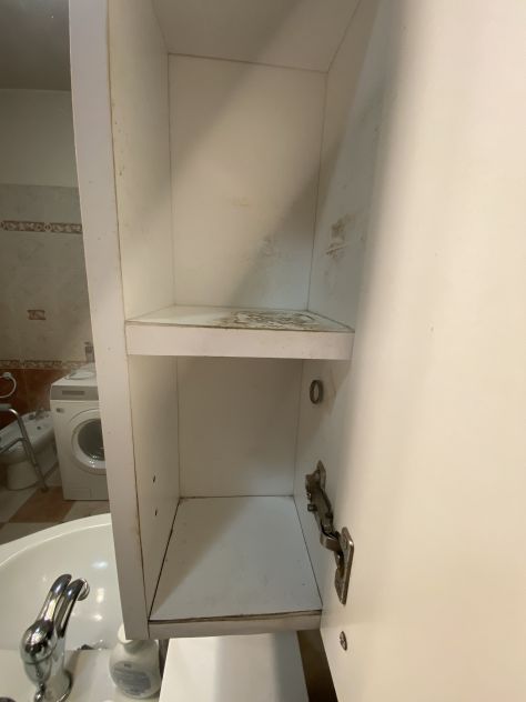 mobile bagno con lavabo e specchiera bianco - Foto 6