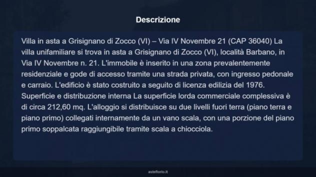 Immobile in asta di 212 m² in vendita a Grisignano di Zocco - Foto 10