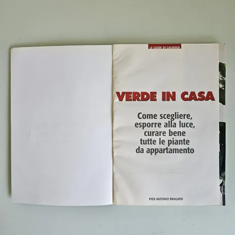 Verde in Casa - P.A.Bragato - Mondadori - 1990 - TRACCIATA!! - Foto 2