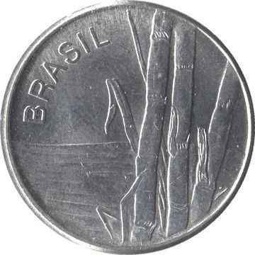 Rara Moneta Brasile, 1 Cruzeiro, 1980, BB+, Acciaio inossidabile - Foto 2