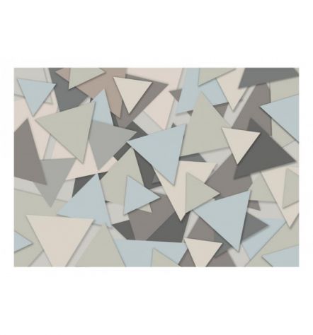 Fotomurale Adesivo Con Triangoli Artistici ARREDALACASA - Foto 2