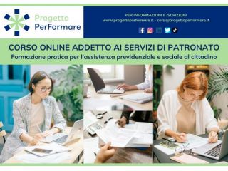 Corso online Addetto Servizi di Patronato
