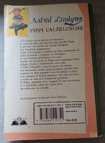 PIPPI CALZELUNGHE, Astrid Lindgren, Adriano Salani Editore Aprile 2008. - Foto 6