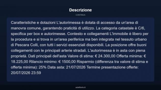 Immobile in asta di 24 m² in vendita a Pescara - Foto 7