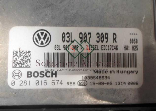 Volkswagen Golf 2.0 TDi centralina motore 03L907309R - Foto 2