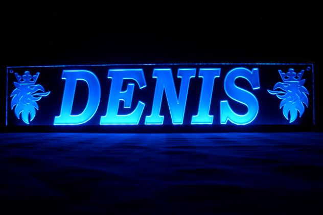 targa-targhe-tabelle-tabella a led per camion personalizzabile