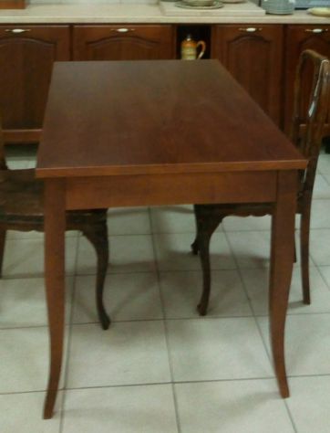 TAVOLO RETTANGOLAB. ALLUNG. 80X140 + 42 COD. 20123 - Foto 8