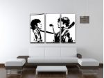 Quadro John Lennon e Paul McCarthney dipinto a mano