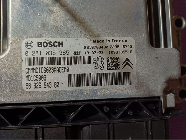 ECU BOSCH 0281035365 Peugeot 3008 5008 1.5 BlueHDI 9832694380 - Foto 4