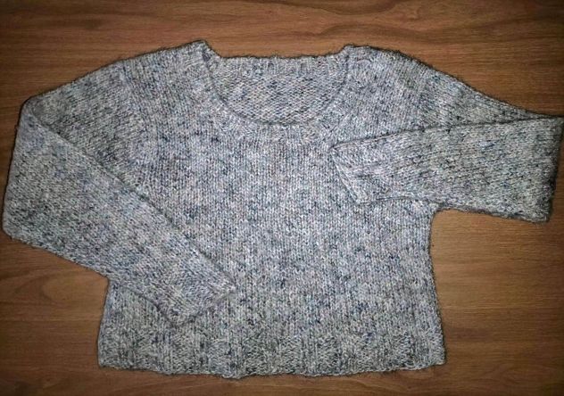 MAGLIONE *NUOVO* LANA CON FILATI MELANGE