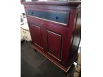 VENDO MOBILE CREDENZA LACCATO e DIPINTO DI ANTIQUARIATO IN LEGNO MASSICCIO