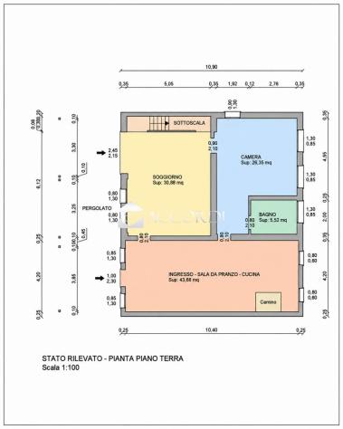 CASA INDIPENDENTE di 4 vani e di 180 mq (CARTURA) rif. DS13 - Foto 11