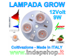 Lampada Led crescita vegetali piante coltivazione - Made in Italy