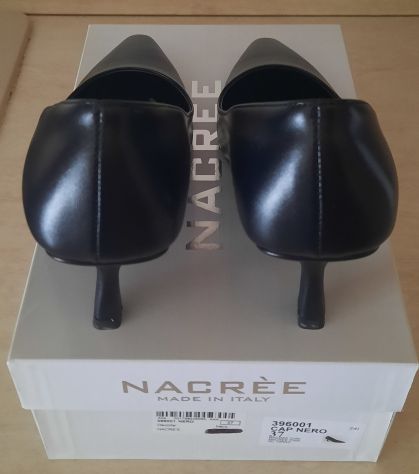 PAIA DI SCARPE ELEGANTI DONNA NERO TACCO 7 CM,N.37 BRAND:NACREE’,VERA PELLE - Foto 8