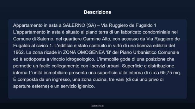 Immobile in asta di 65 m² in vendita a Salerno - Foto 8