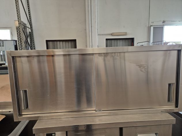 PENSILE INOX 2 ANTE SCORREVOLI USATO