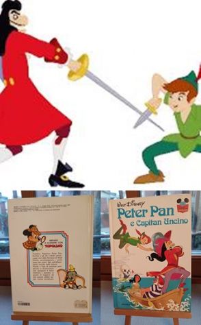 Peter Pan e Capitan Uncino, IMPARO A LEGGERE CON TOPOLINO, 1982.