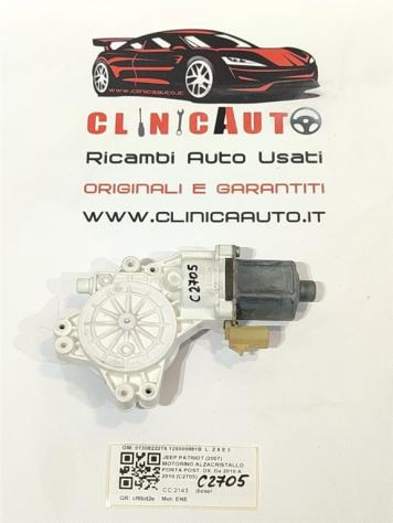 MOTORINO ALZAVETRO POSTERIORE DESTRA JEEP Patriot 1° Serie 0130822278 128000681B ENE (07)
