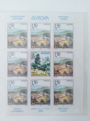 Bosnia-Serba Europa Cept foglietti 1996-2003 - Foto 5