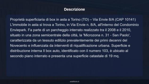 Immobile in asta di 19 m² in vendita a Torino - Foto 5