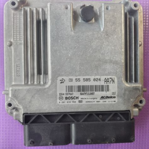CENTRALINA MOTORE ECU OPEL ASTRA 55585024 0281018769 55579447 1039S4417 BA4 CE