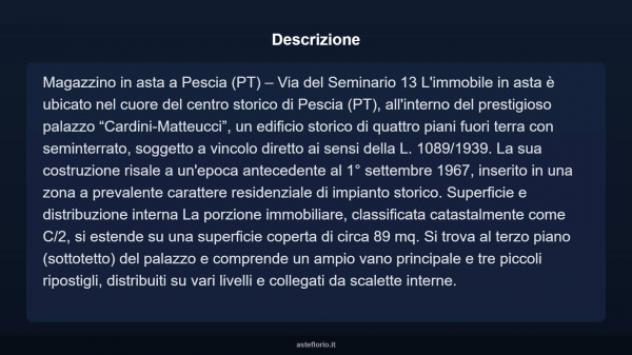 Immobile in asta di 89 m² in vendita a Pescia - Foto 4