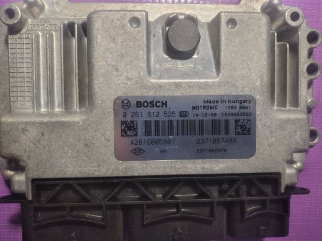 ECU RENAULT SMART FORTWO 1.0 ME17.9.20 0261S12525 237105748R CENTRALINA MOTORE - Foto 2