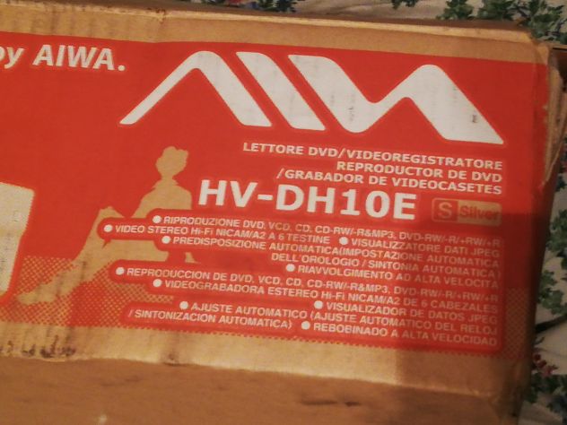 video registratore lettore dvd 6 testine AIWA HV-DH10E - Foto 6