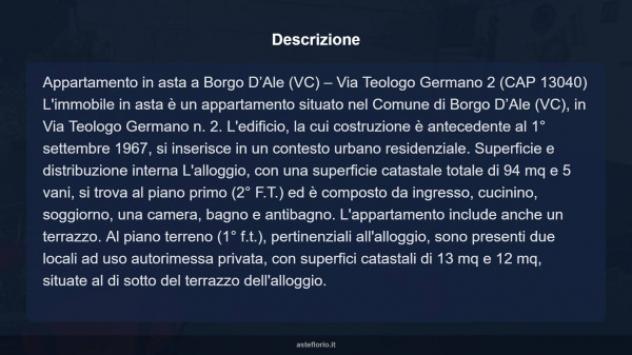 Immobile in asta di 94 m², box auto doppio in vendita a Borgo d'Ale - Foto 6