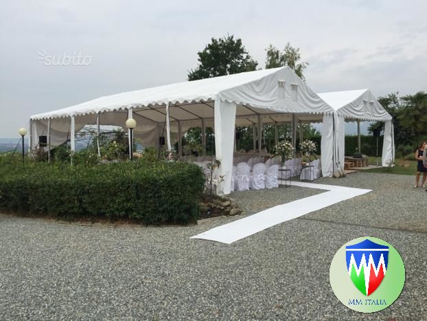 Tendone 6 x 12 x 2,2/3,3 Professionale La Due20 - Foto 3