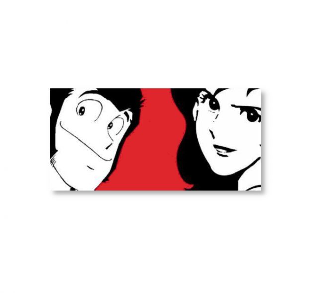 Quadro moderno dipinto a mano pop art Lupin Margot - Foto 2