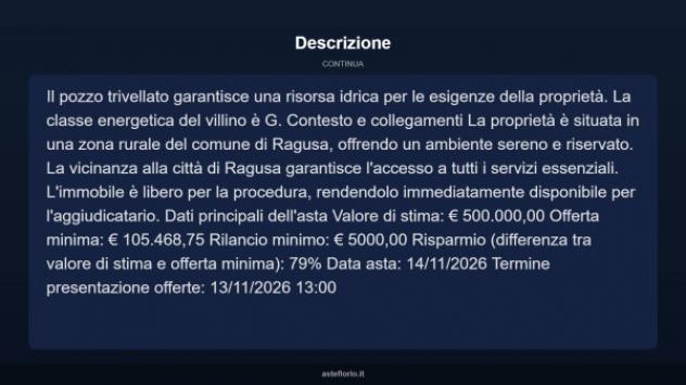 Immobile in asta di 222 m² con più di 5 locali in vendita a Ragusa - Foto 14
