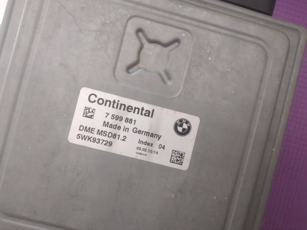 CENTRALINA MOTORE DME MSD81.2 7599881 5WK93729 BMW Continental 29655 CONTINENTA - Foto 3