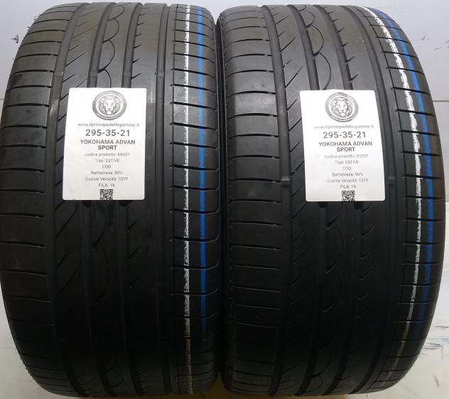 2 GOMME 295 35 21 YOKOHAMA A69207