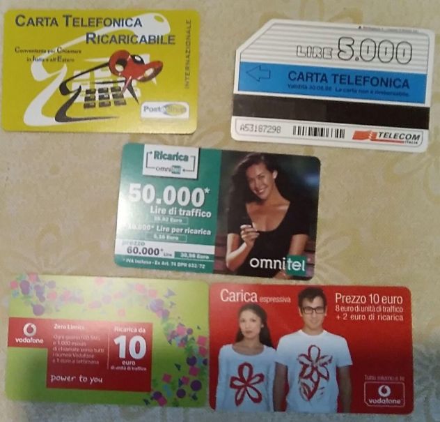 Schede ricariche telefoniche: tim, wind, omnitel, vodafone, telecom e altre - Foto 2