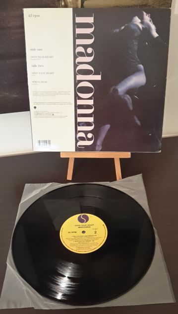 MADONNA, open your heart, 45 RPM, Canada Sire 92 05970 CR. - Foto 7